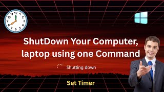 Automatically Shutdown Laptop Using One Command | Windows Shutdown Timer CMD