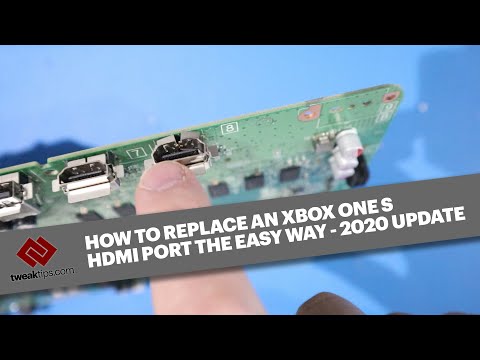 The correct and easy way to replace an HDMI port on a Xbox One S - All new 2020 guide