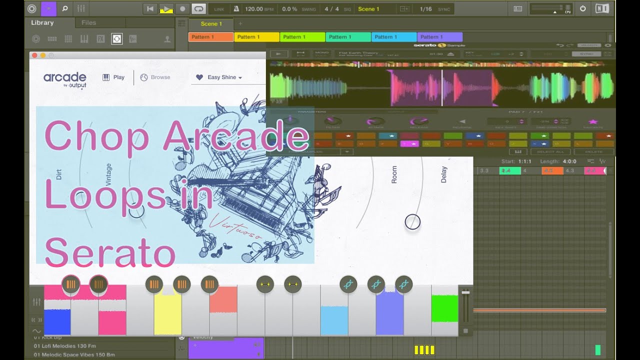 CHOP LOOPS FROM ARCADE IN SERATO SAMPLER !!! Machine Tutorial YouTube