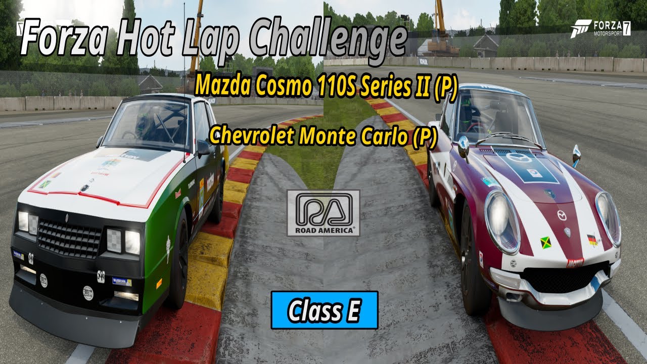 Chevrolet Monte Carlo (P) vs Mazda Cosmo 110S Series II (P) Road ...