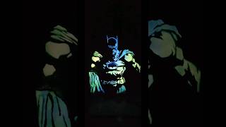 Batman: Glow In The DARK!!! #batman #glow #spray #spraypaint