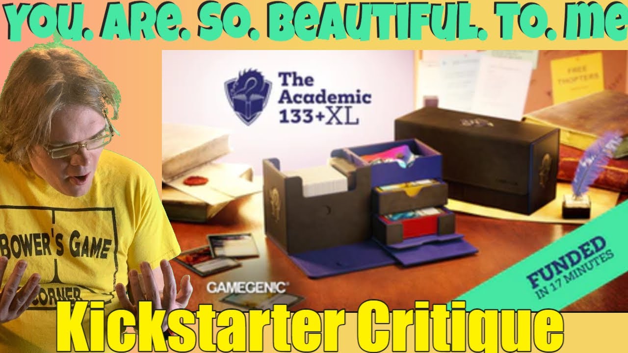 The Academic 133+ XL Deck Box Kickstarter Critique YouTube