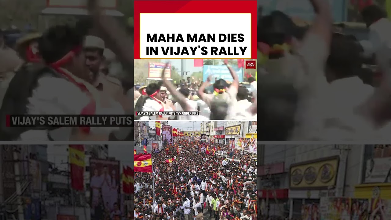 Maharashtra Man Dies In Vijay's Rally In Salem | Tamil Nadu | TVK