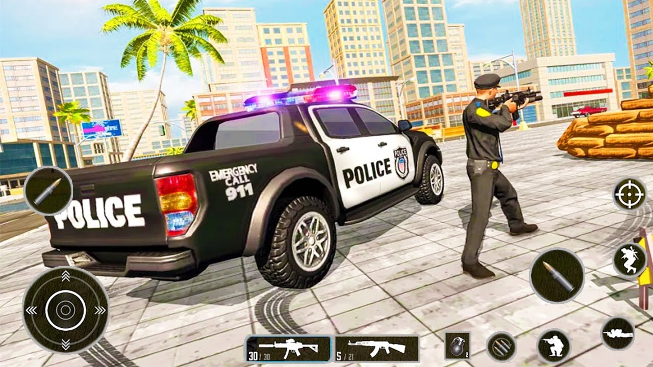 Police Crime Simulator 2021 - City Police Officer Patrol Duty #7 - Android Gameplay