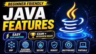 Features of Java Explained | Java Basics for Beginners, Exams & Interviews