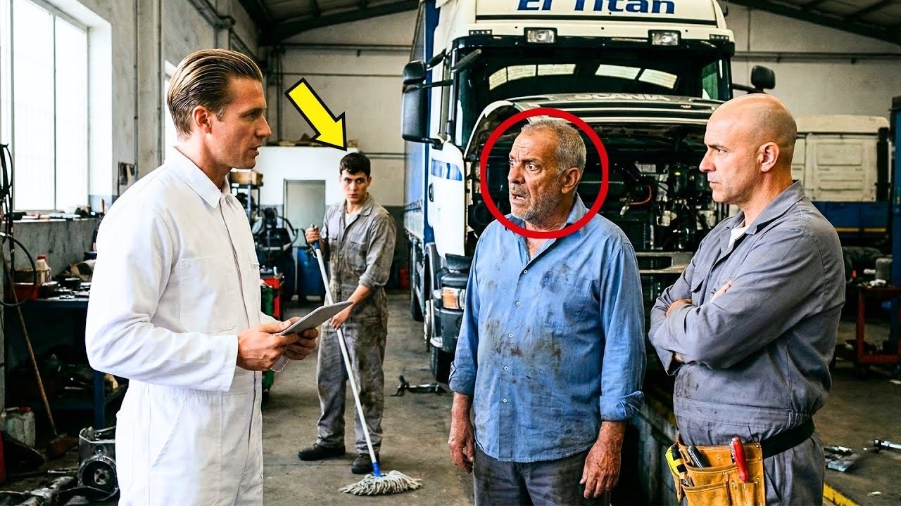“¡IMPOSSIBLE DE REPARAR ESTE CAMIÓN!” — DIJERON TODOS LOS MECÁNICOS…MENOS EL QUE LIMPIABA EL TALLER