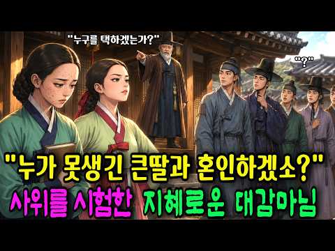 "Who would marry my eldest daughter with a scarred face?" An Andong tycoon's secret test for two ...