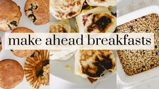 3 Breakfast Ideas to Make Ahead | Nourishing Whole Food Recipes | Becca Bristow MA, RD