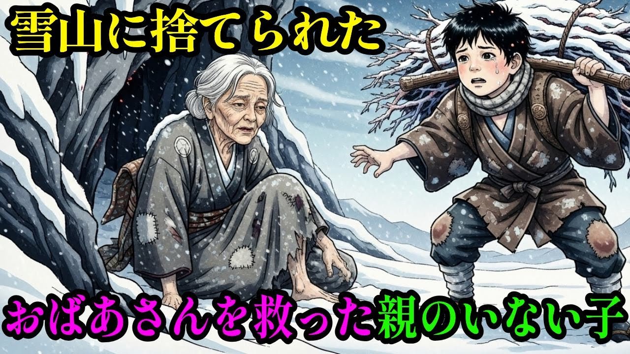 雪山で凍死寸前の老婆を救った12歳の孤児、その衝撃の正体とは? | 江戸時代 | 昔話 | オーディオブック | 伝説民話