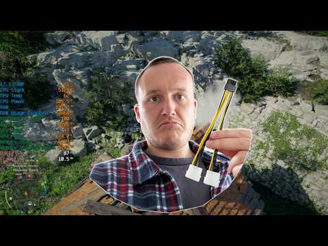 Gaming with a "fire hazard" GPU adapter cable thumbnail
