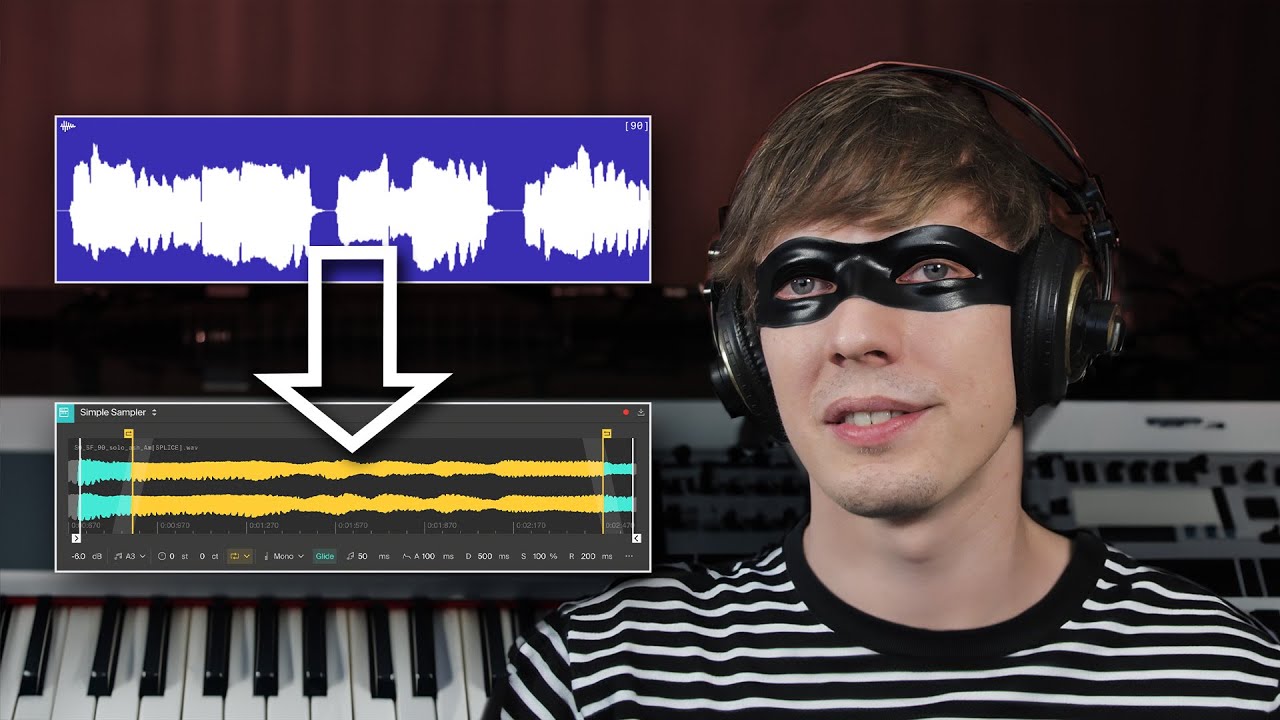 Steal the sounds from loops & create instruments | Simple sampler - YouTube