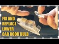 Remove Lower Car Door 💡 Light Puddle Bulb For Chrysler Dodge Jeep