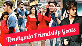 Teen tigada tik tok video!Vishal Sameeksha Bhavin new tik tok!Friendship goals tik tok!today tik tok