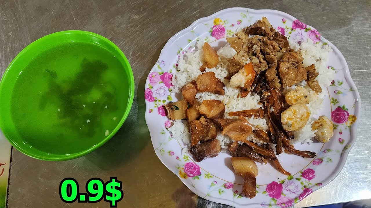 Vietnamese $1 Rice Meal