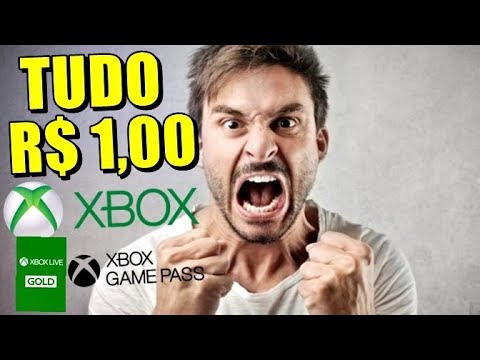 TUDO R$ 1,00 REAL - LIVE GOLD & GAME PASS !! DEU A LOUCA NA MICROSOFT