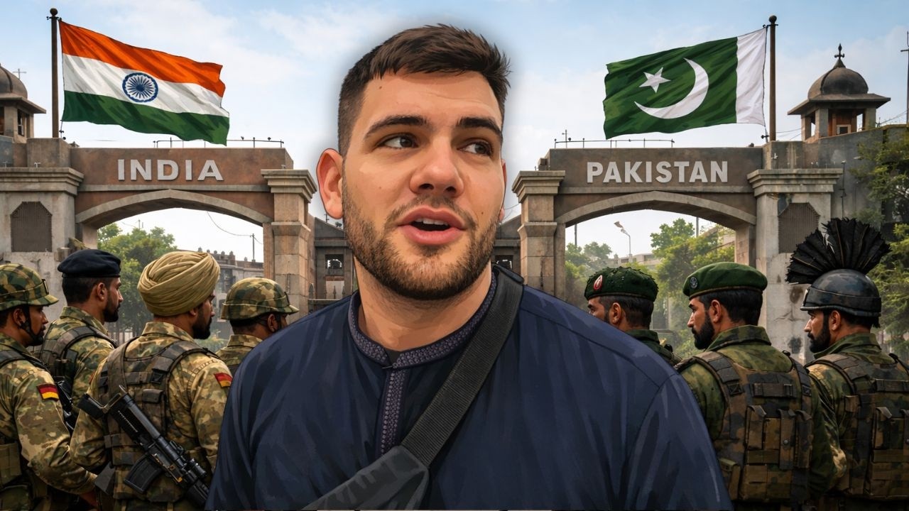 Šílená HRANICE PÁKISTÁNU a INDIE! 🇵🇰 🇮🇳