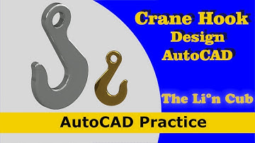 AutoCAD | CRANE HOOK | 3D DESIGN
