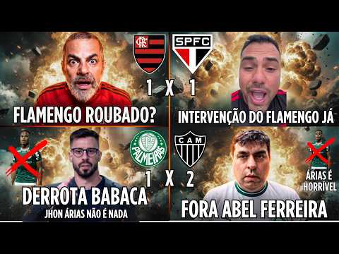 😡 FLAMENGO AND PALMEIRAS FANS RAGE: REACTING TO THE ROUND'S RESULTS