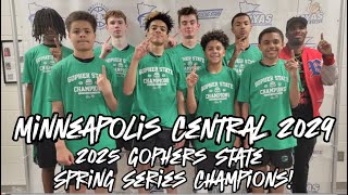 Minneapolis Central 2029 vs Grand Forks Swish 2029 Gopher State Spring Series Championship Game