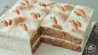 당근케이크 맛있어? 당근이지!! 크림치즈 프로스팅 당근 케이크 만들기 : Carrot Cake with Cream Cheese Frosting Recipe|Cooking tree