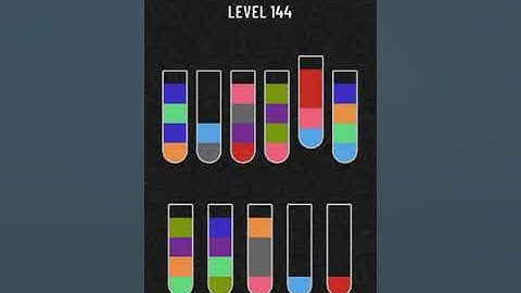 Water Sort Puzzle level 144 | Gameplay Mobile Games