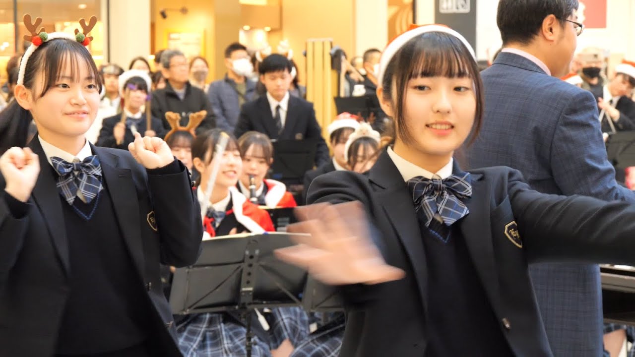 【叡明高校 吹奏楽部】イオンレイクタウン kazeの音 13時ステージ