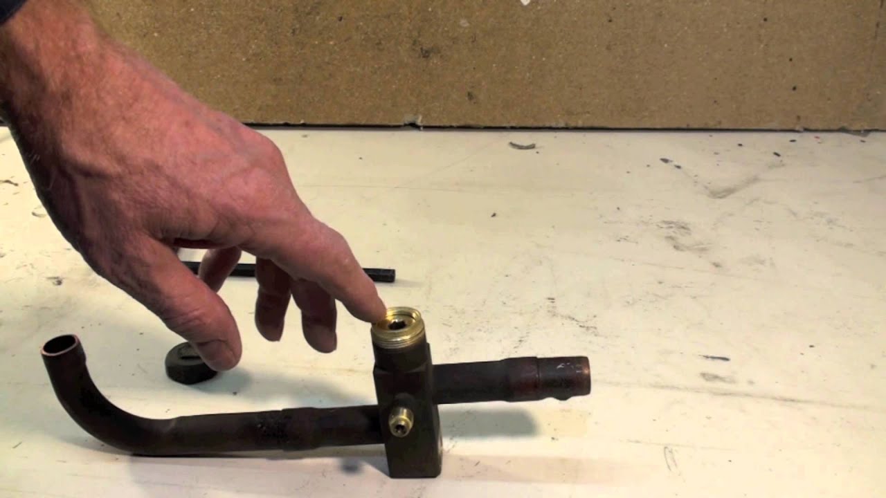 Air conditioning service valve - YouTube