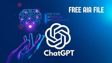 How to use AI Chat GPT Free Aia file In Kodular | Niotron