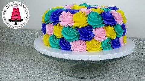 Rose Swirl Rosette Cake - How To With The Icing Artist