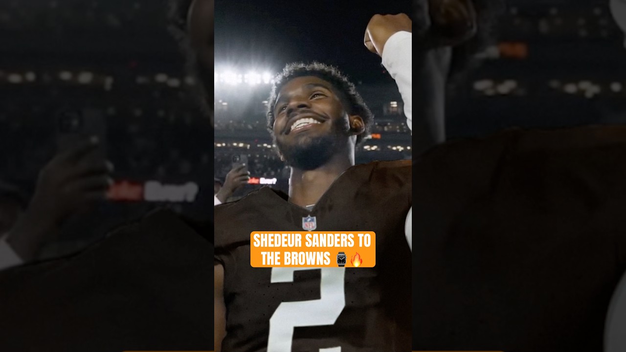 SHEDEUR IS HEADED TO CLEVELAND π @CUBuffsFootball