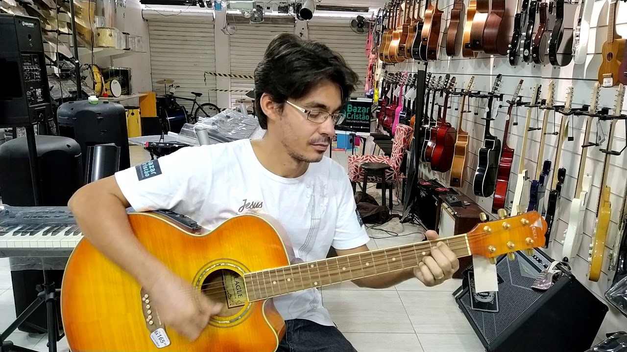 Teste violão Eagle CH70f