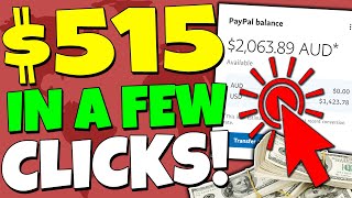 Earn $515+ In Just a FEW CLICKS! Copy and Paste To Make Money Online!