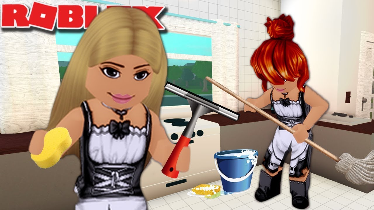 Working As A Maid To Earn Money On Bloxburg Two Broke Sisters Poor To Rich Ep 4 Youtube - roblox poor outfits