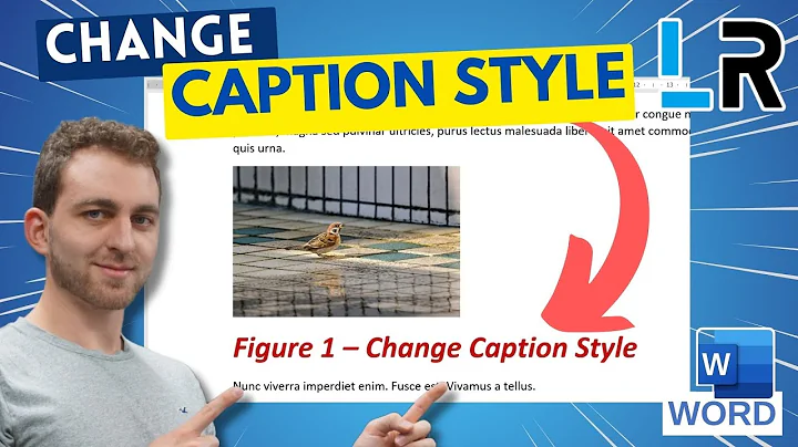 MS Word: Change caption style ✅ 1 MINUTE