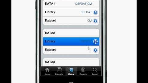 DEFINE.XML Style Sheet on iPhone
