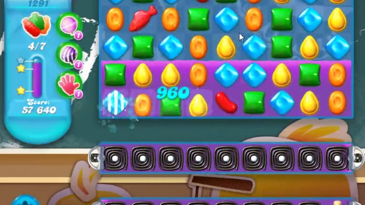 Candy Crush Soda Saga Level 1291 NO BOOSTERS YouTube