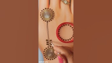 Easy and simple 1mint trick mehndi design|#mehndi  back hand mehndi design #dreamsmehndiarts