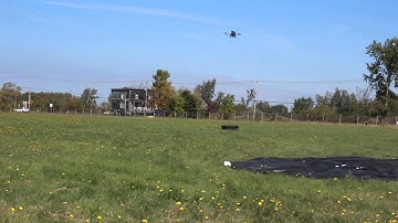 First autonomous quadrotor flight X-Y-Z-Yaw tracking