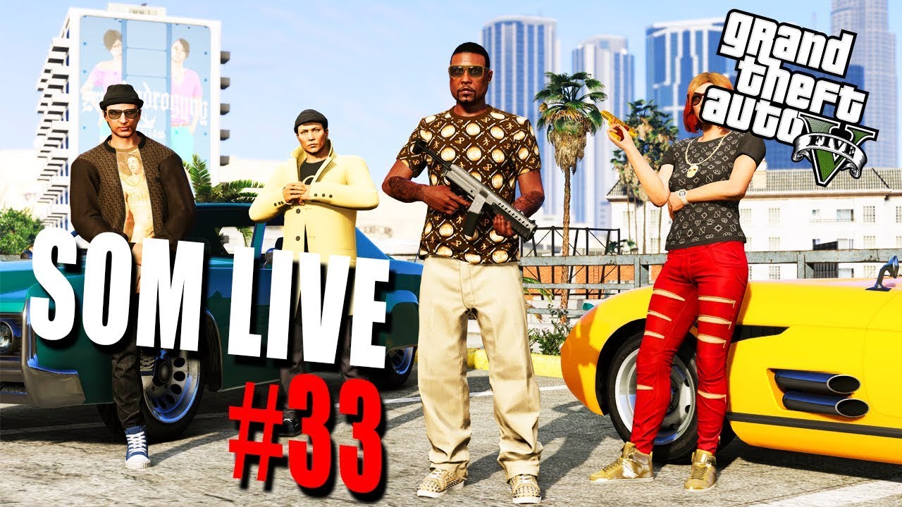 ? SOM LIVE #33 GTA 5 Online w/ Asimister, Fans - YouTube