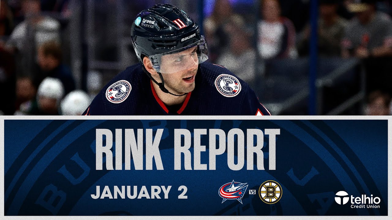 Columbus Blue Jackets begin 2024 vs. Boston Bruins 🎉 | Rink Report (1/2/23)