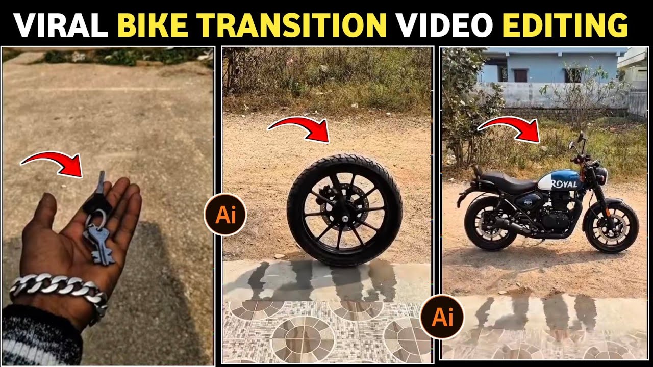 Bike Transition Ai Video Editing | Bike Ai Video Kaise Banaye | Bike Ai Reels Video Editing Tutorial