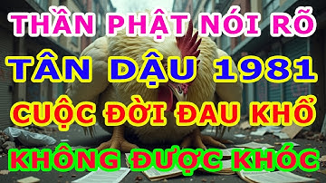 Thần Phật Nói Rõ Tuổi Tân Dậu 1981, Cuộc Đời Có Bất Đắc Dĩ Đến Đâu CŨNG KHÔNG ĐƯỢC KHÓC