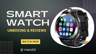 Android phone smart watch I HD round screen I SIM 4G full Netcom call I Unboxing & Reviews