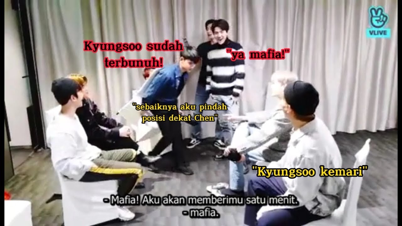 EXO Playing Mafia Game SubIndo | Exo Live on Vlive
