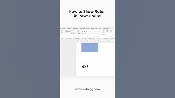 How to Show Ruler in PowerPoint #shorts