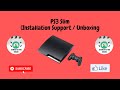 Ps3 slim unboxing  installation support