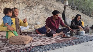 🔥 Cave Life Challenge | A Family's Daily Survival in Iran's Wild Mountains 🏔️