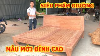 SIÊU PHẨM 🔴 Giường Gỗ Hương Đá Trơn Chu Hiện Đại | Hàng Đặt Theo Mong Muốn Khách Hàng
