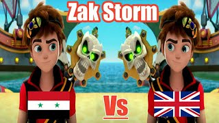 زاك ستورم أغنية البداية بالإنجليزية ضد بالعربية - Zak Storm Opening Song in Arabic Vs in English