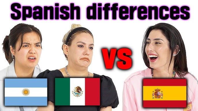 The differences between Spanish in Spain and Latin America